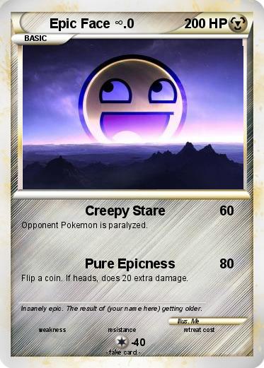 Pokemon Epic Face ∞.0