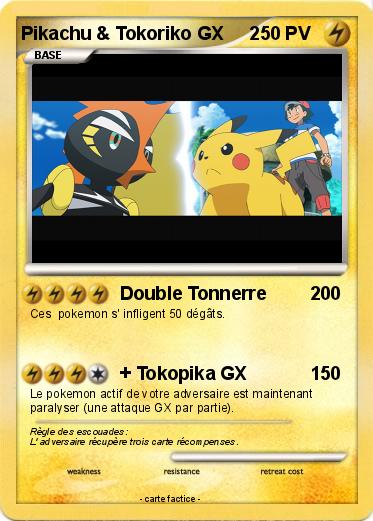 Pokemon Pikachu & Tokoriko GX     2