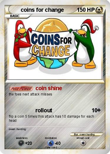 Pokemon coins for change