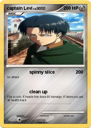 Pokemon captain Levi