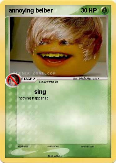 Pokemon annoying beiber