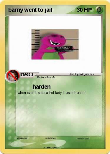 Pokemon barny went to jail