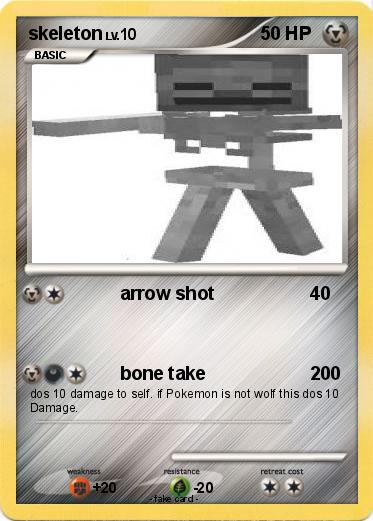 Pokemon skeleton