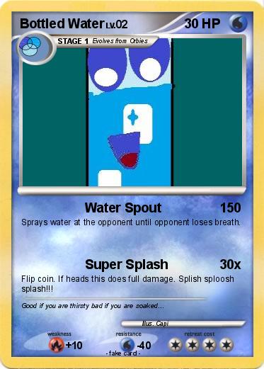 Pokemon Bottled Water