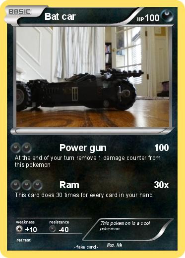 Pokemon Bat car