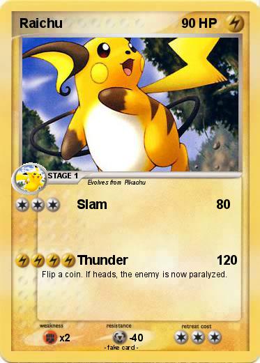 Pokemon Raichu