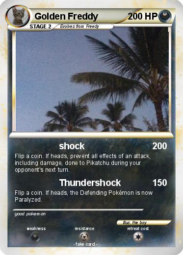 Pokemon Golden Freddy