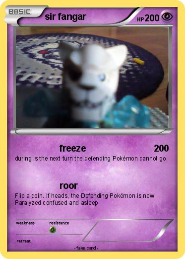 Pokemon sir fangar