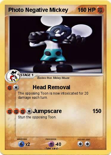 Pokemon Photo Negative Mickey