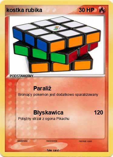 Pokemon kostka rubika