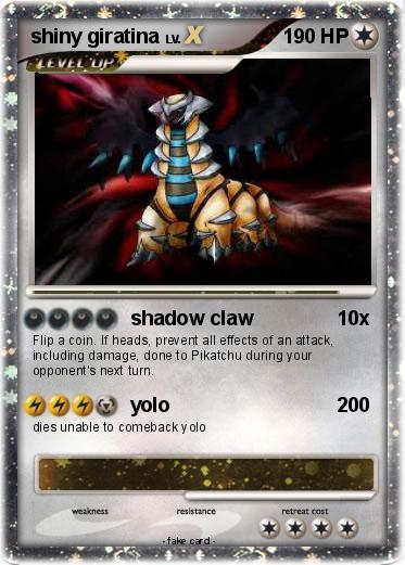 Pokemon shiny giratina