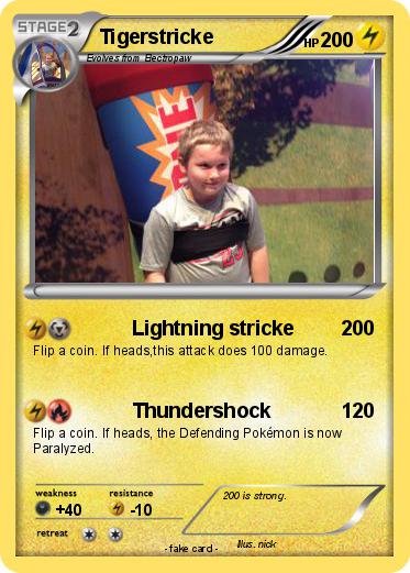 Pokemon Tigerstricke