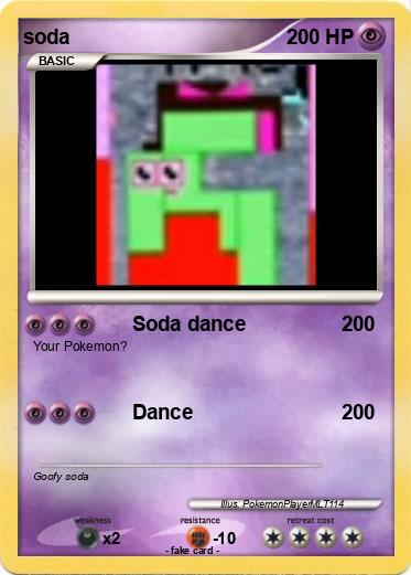 Pokemon soda