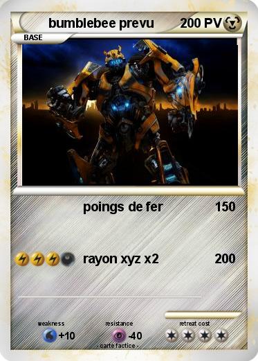 Pokemon bumblebee prevu