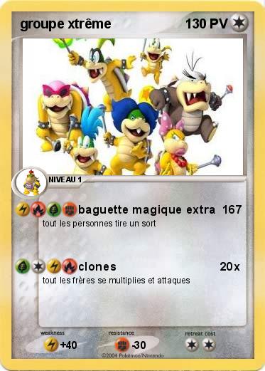 Pokemon groupe xtrême