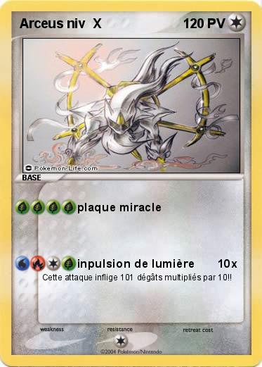 Pokemon Arceus niv  X