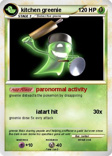 Pokemon kitchen greenie