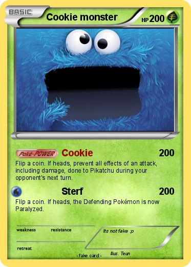 Pokemon Cookie monster