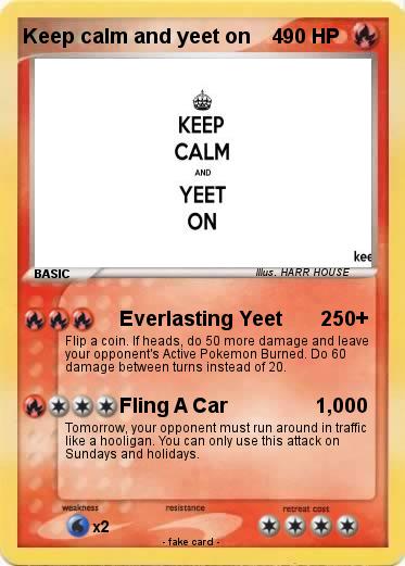 Pokemon Keep calm and yeet on    4