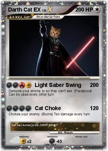 Pokemon Darth Cat EX