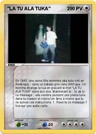 Pokemon "LA TU ALA TUKA"