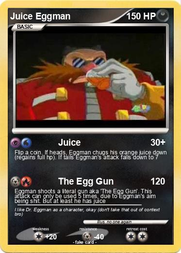 Pokemon Juice Eggman