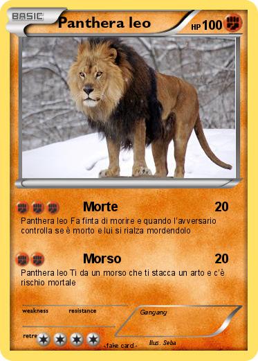 Pokemon Panthera leo