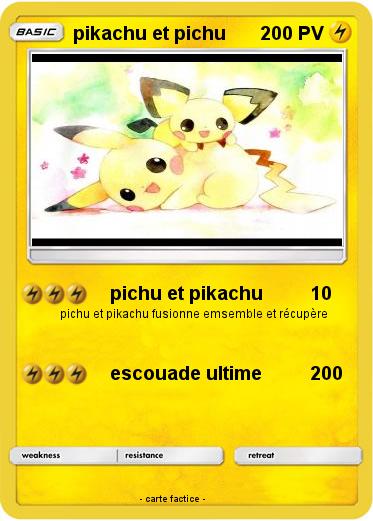 Pokemon pikachu et pichu