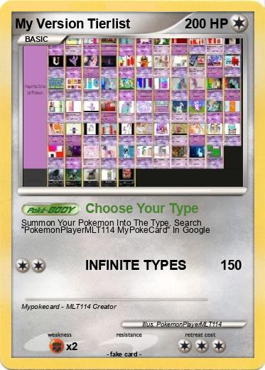 Pokemon My Version Tierlist