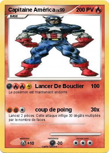 Pokemon Capitaine América