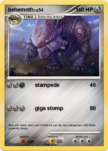 Pokemon behemoth