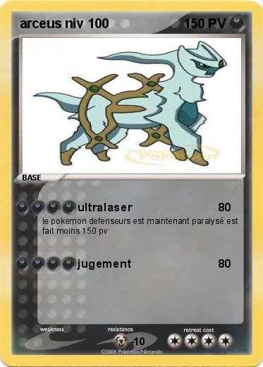 Pokemon arceus niv 100