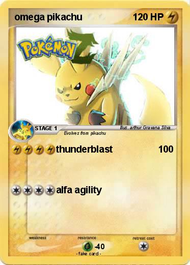 Pokemon omega pikachu