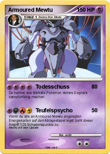 Pokemon Armoured Mewtu