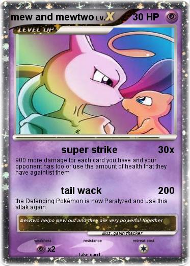 Pokemon mew and mewtwo
