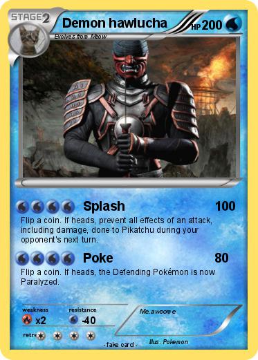 Pokemon Demon hawlucha