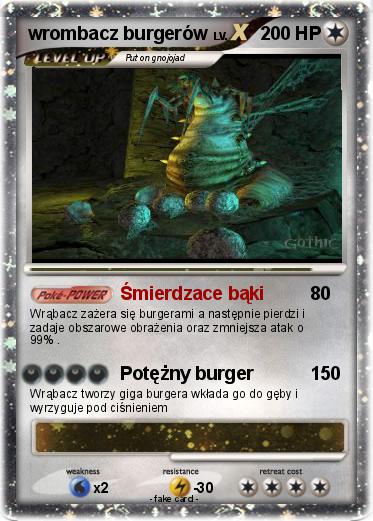 Pokemon wrombacz burgerów
