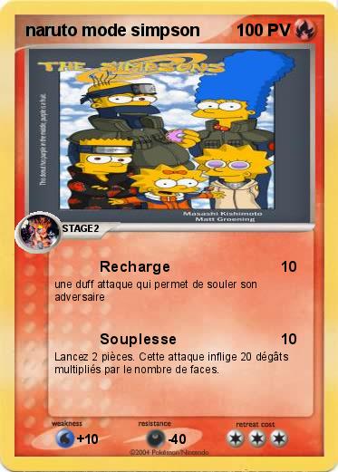 Pokemon naruto mode simpson