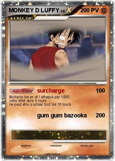 Pokemon MONKEY D LUFFY