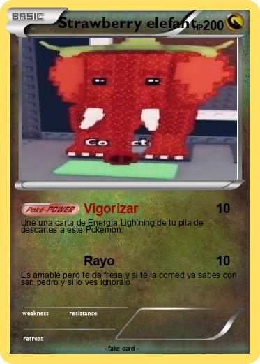Pokemon Strawberry elefant