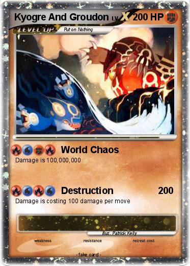 Pokemon Kyogre And Groudon