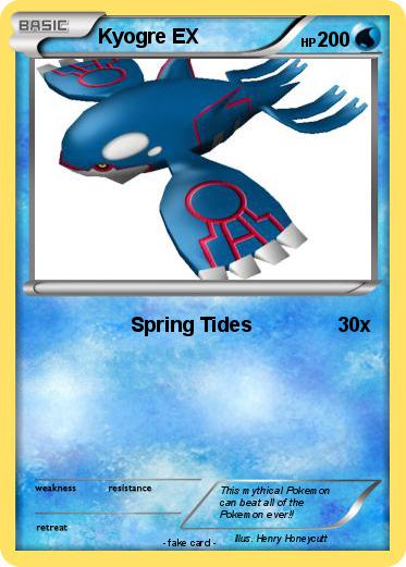 Pokemon Kyogre EX