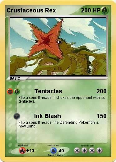 Pokemon Crustaceous Rex