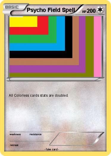 Pokemon Psycho Field Spell