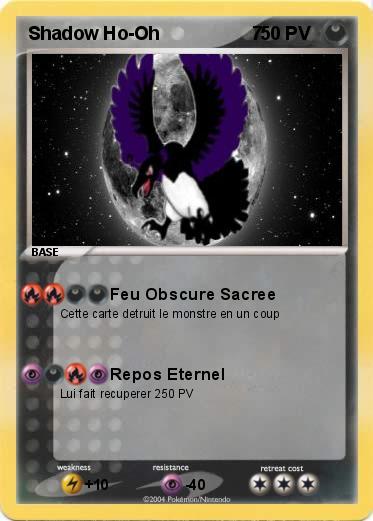 Pokemon Shadow Ho-Oh                  7    