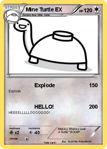 Pokemon Mine Turtle EX