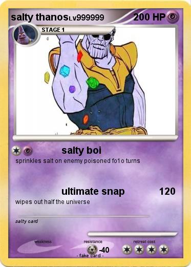 Pokemon salty thanos