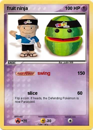 Pokemon fruit ninja