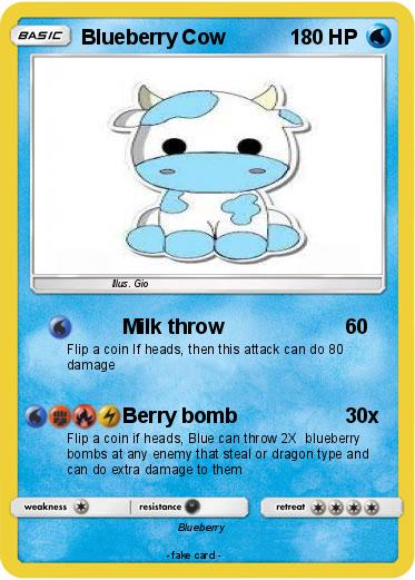 Pokemon Blueberry Cow