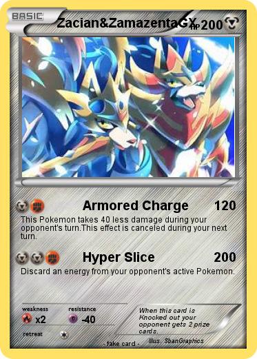 Pokemon Zacian&ZamazentaGX